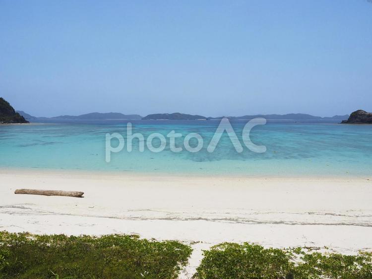 美しい砂浜 渡嘉志久ビーチ（渡嘉敷島）