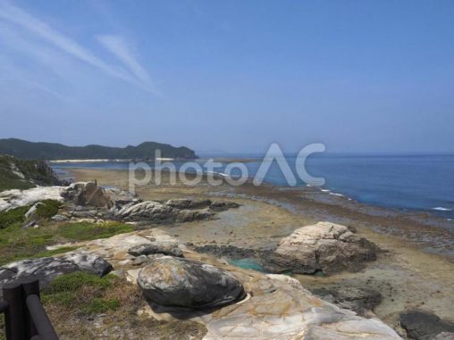 渡嘉敷島の海景、阿波連岬からの眺め