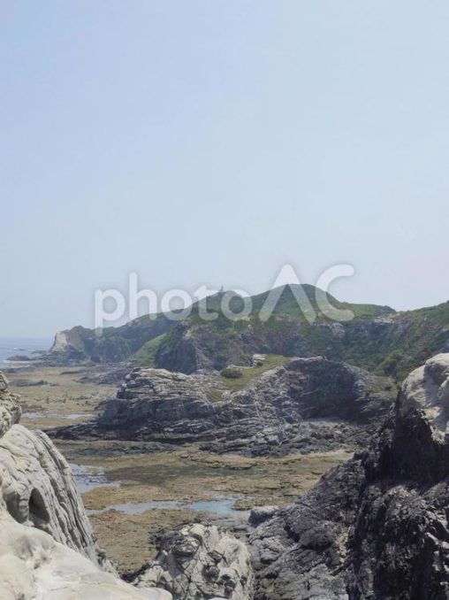 阿波連岬からの眺め、ウン島（渡嘉敷島）