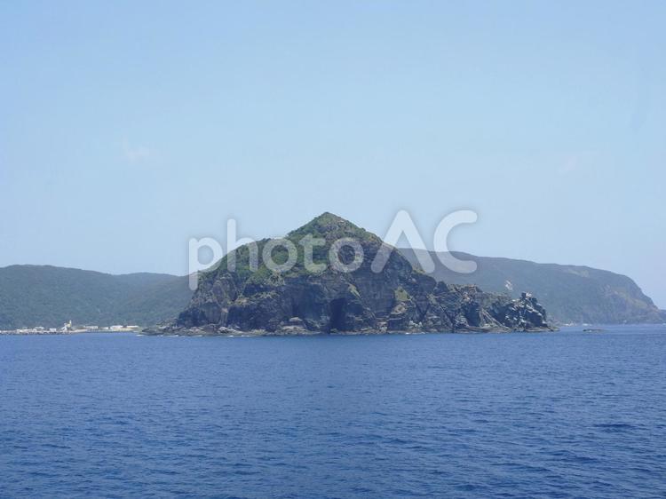 城島、フェリーからの眺め（渡嘉敷村）