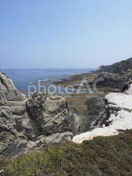 阿波連岬からの眺め、ウン島（渡嘉敷島）
