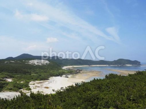 渡嘉敷島の風景、浦のビーチ