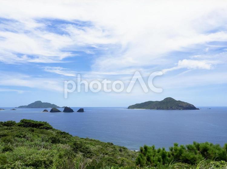 慶良間諸島の島々、屋嘉比島と伊釈加釈島