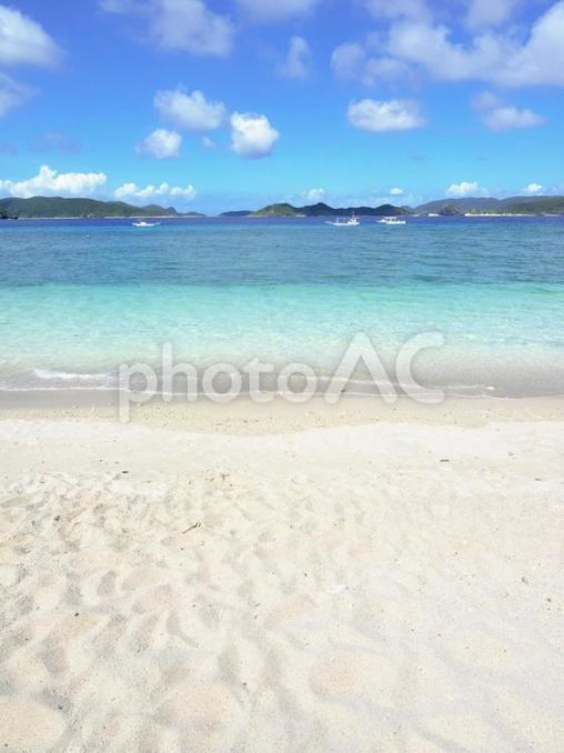 美しいビーチ、ニシバマビーチ（座間味村）