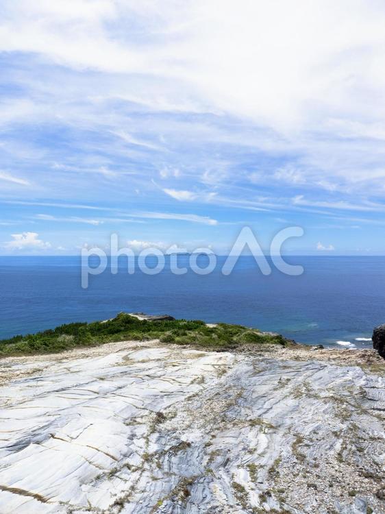 座間味島の展望台からの眺め、渡名喜島