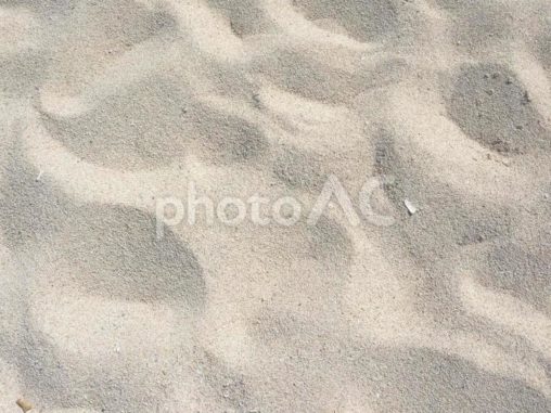 砂浜の砂面