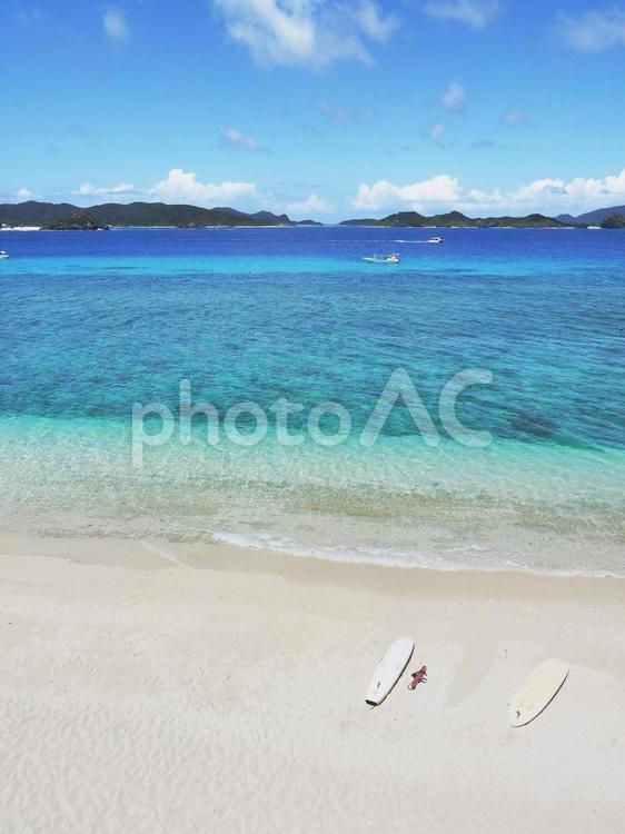 美しいビーチ、ニシバマビーチ（座間味村