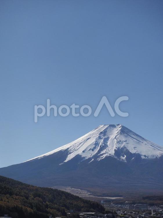 富士山と青空