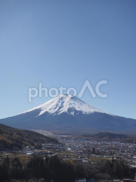 富士山と青空