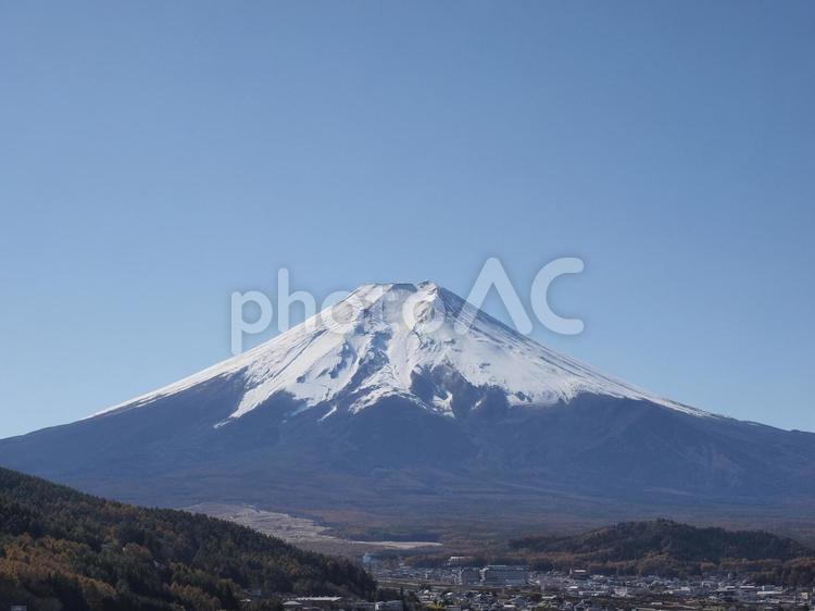 富士山と青空