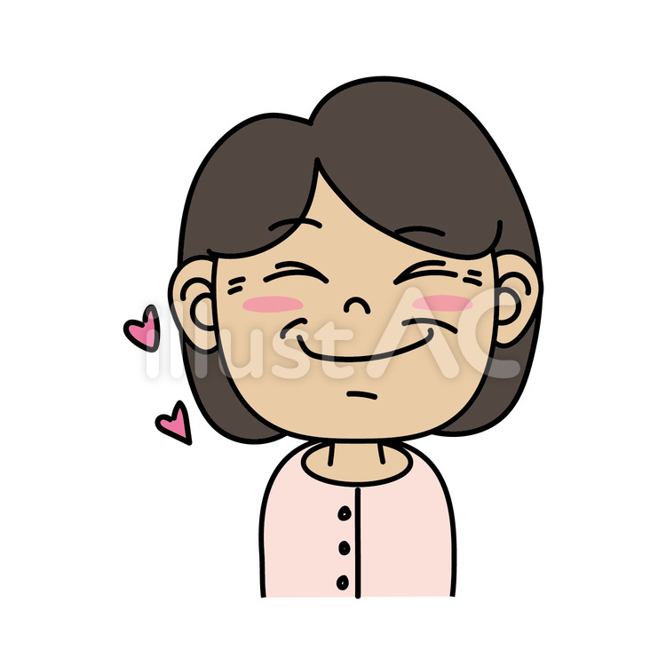 中年女性_A喜びの表情