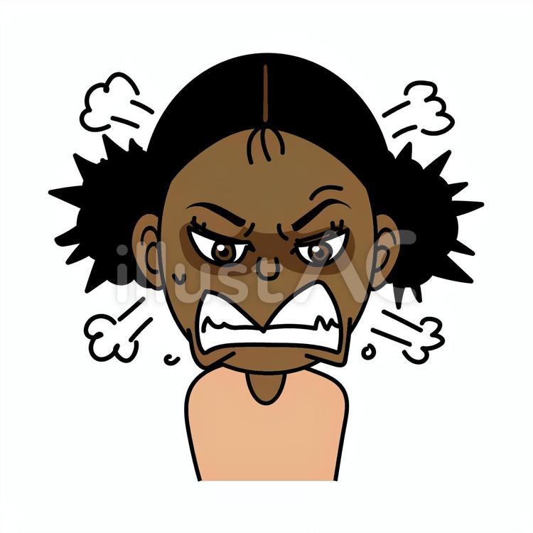 女の子-C怒り心頭