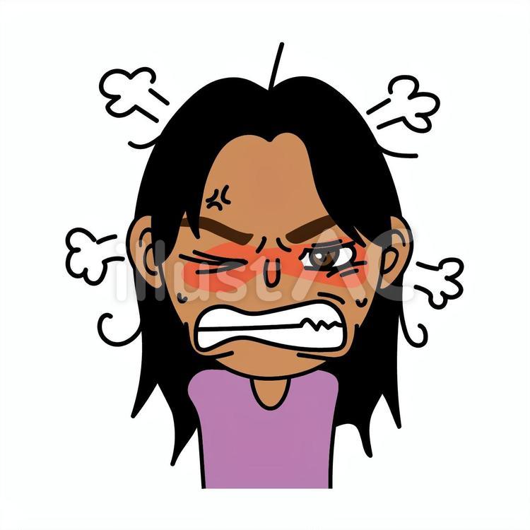 女の子-E怒り心頭