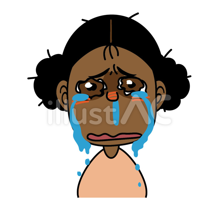 女の子_C滝のように泣く