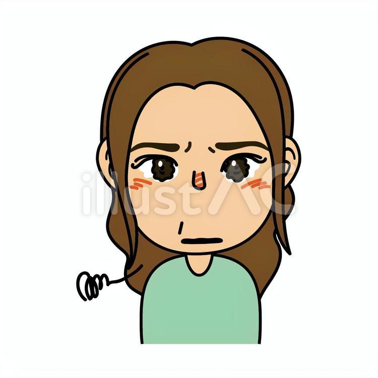 女の子_D泣きそうな表情