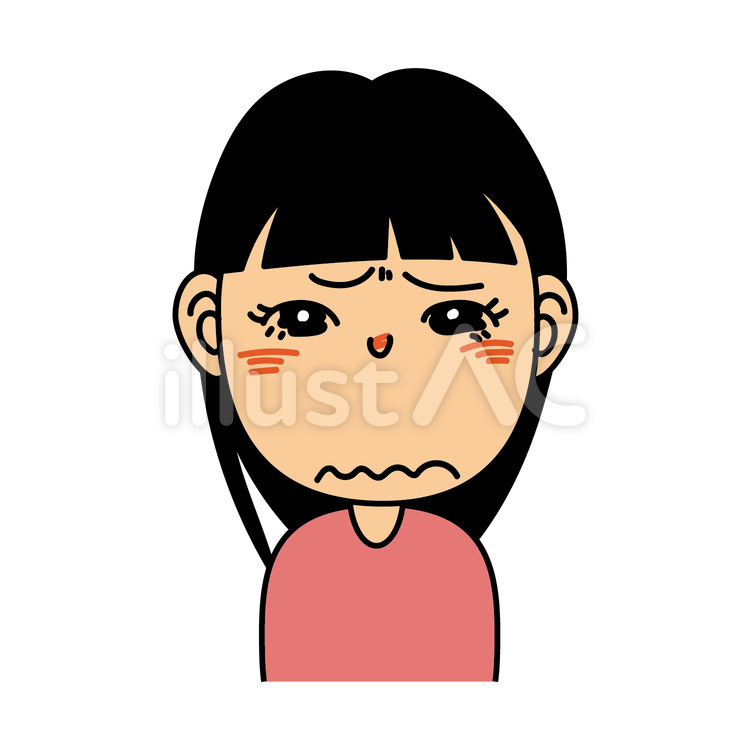 女の子_F泣きそうな表情