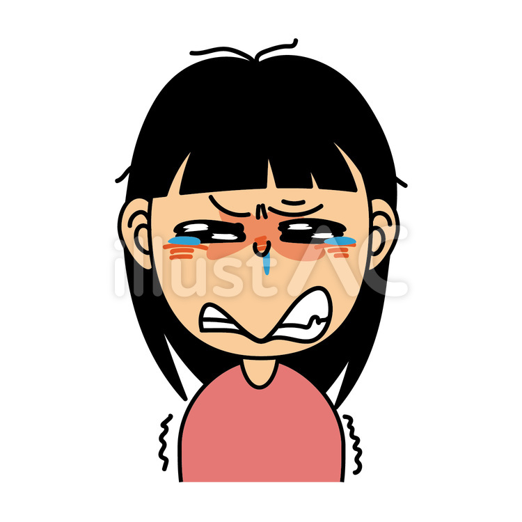 女の子_F泣くのを我慢している表情