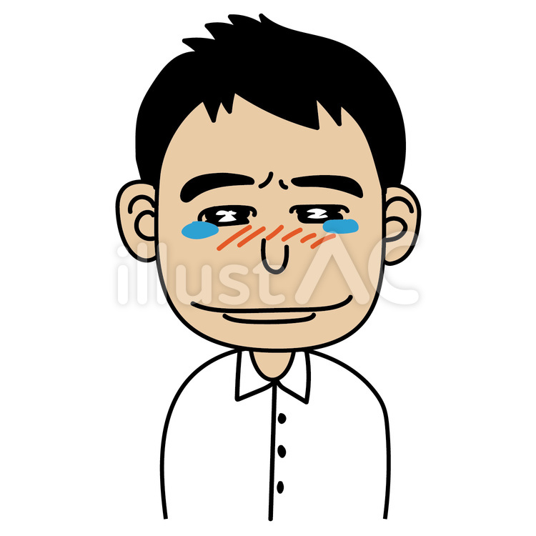 成人男性_A嬉し泣き