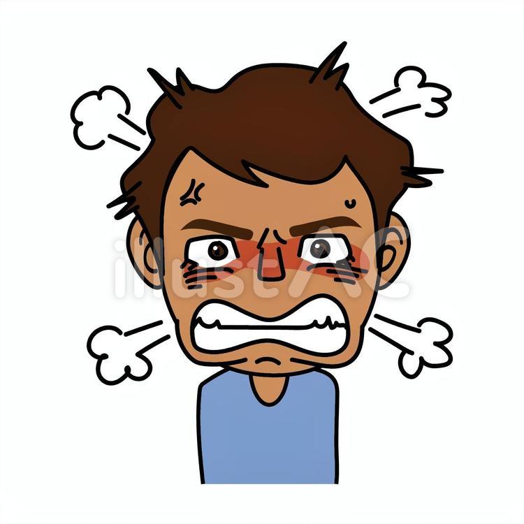 男の子-E怒り心頭