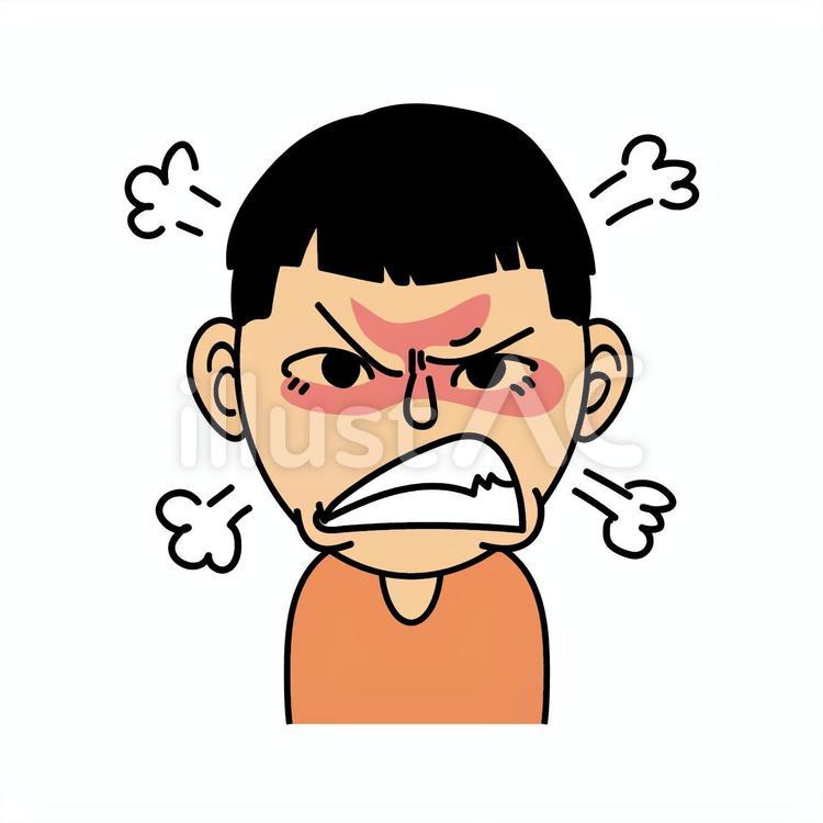 男の子-F怒り心頭