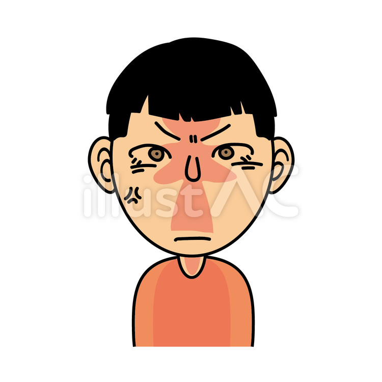 男の子-F静かな怒り