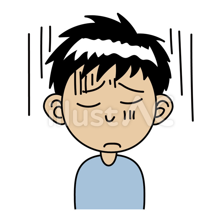 男の子_A落ち込んだ表情