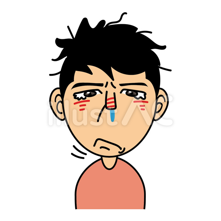 男の子_D泣き止んで強がる表情