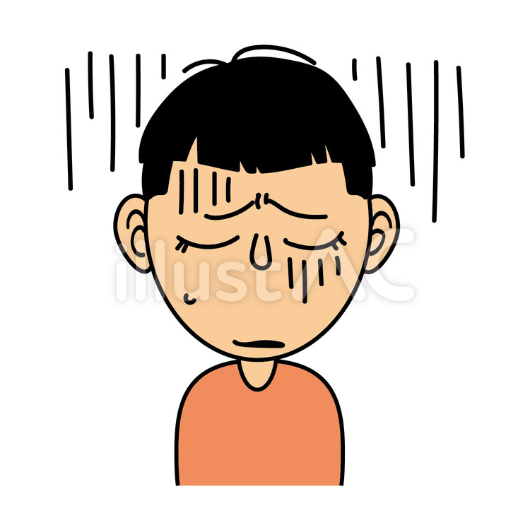 男の子_F落ち込んだ表情