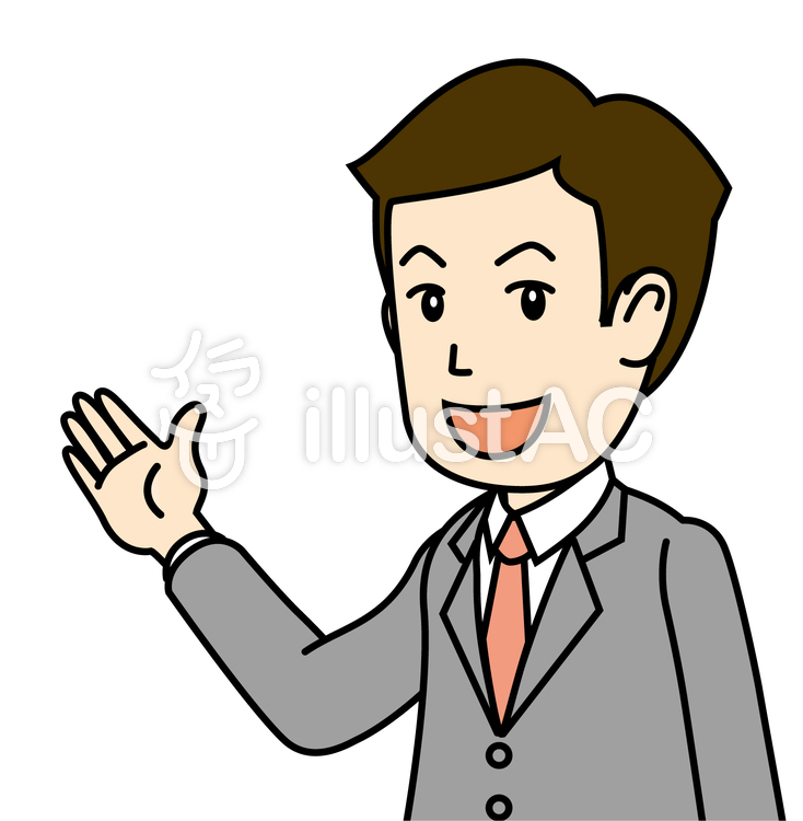 スーツ男性B_紹介案内